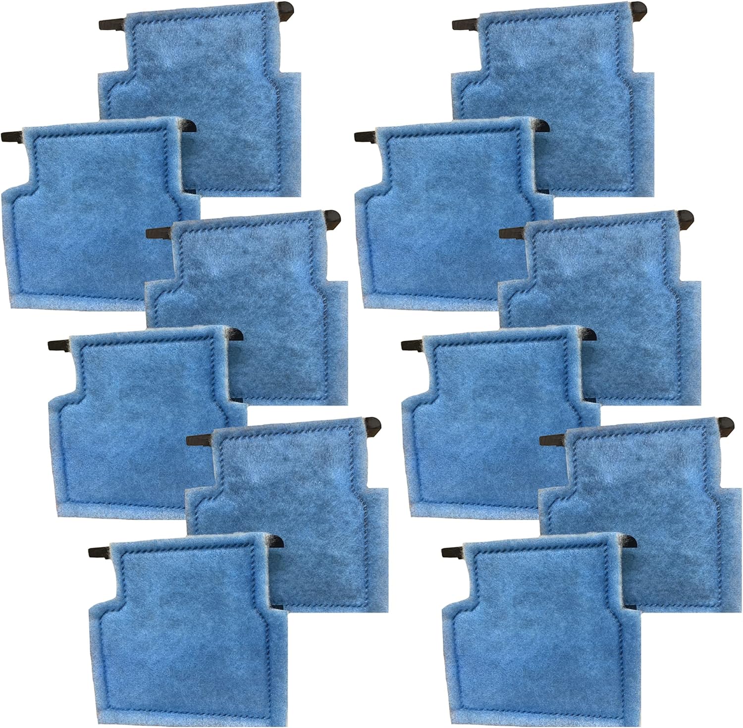 Think Crucial Replacement Aquarium Filters - can be adapted to fit Aqua-Tech EZ-Change #1 and Aqua Brand 5-15 Power Filters - Pack of 12