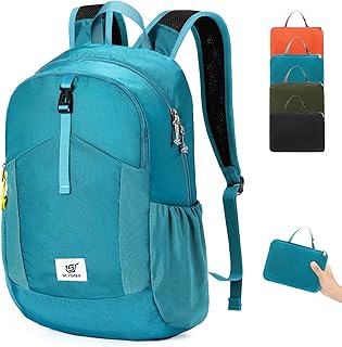 SKYSPER Small Hiking Backpack for Men Women 20L RFID Packable Daypack Ultralight Foldable Back Pack Lightweight Collapsible Travel Day Pack