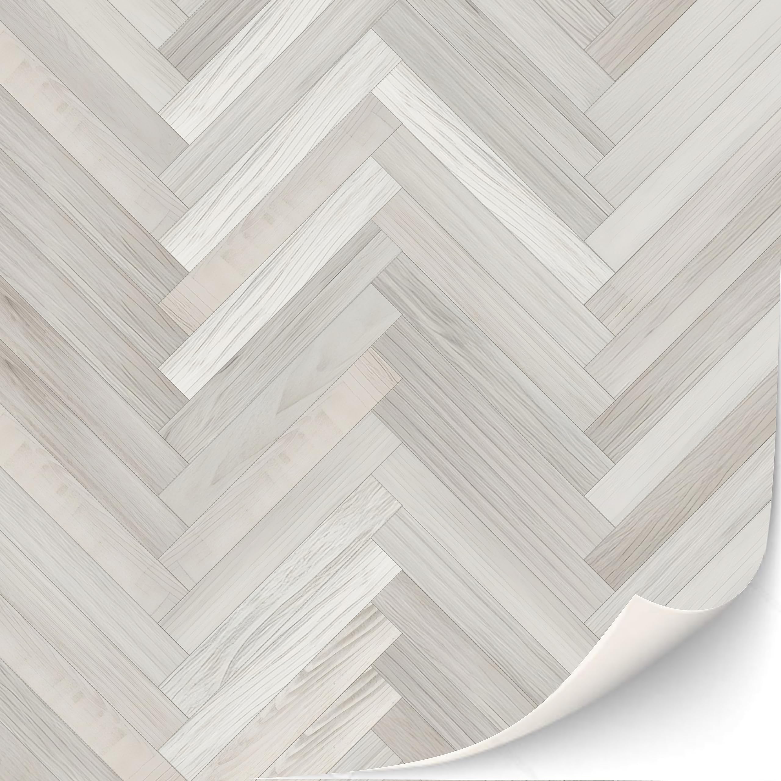 3 Sheets 1:12 Scale Dollhouse Flooring (White Oak Herringbone Parquet)