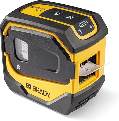 Brady Impresora de etiquetas industrial inalámbrica portátil M511, compatible con Bluetooth, batería de iones de litio, resistencia a los golpes de
