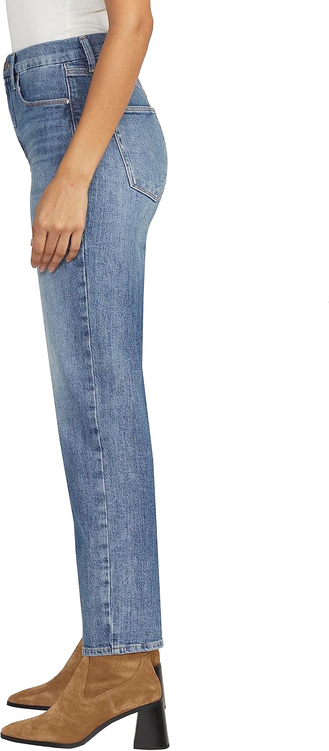JAG Jeans Women's Rachel High Rise Relaxed Tapered Leg Jeans, Big Chill, 4 Short - Image 3