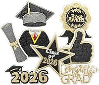 Vista 39 de 70 parches bordados de estilos surtidos al azar, colores vivos brillantes, apliques de parche para coser o planchar para ropa, vestido, sombrero