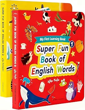 KOKODI Talking Books, 2pcs Vocabulary Books, Interactive Audio Sound Books, Compatible with KOKODI Talking Pen Vocabulary Books Only, No Pen