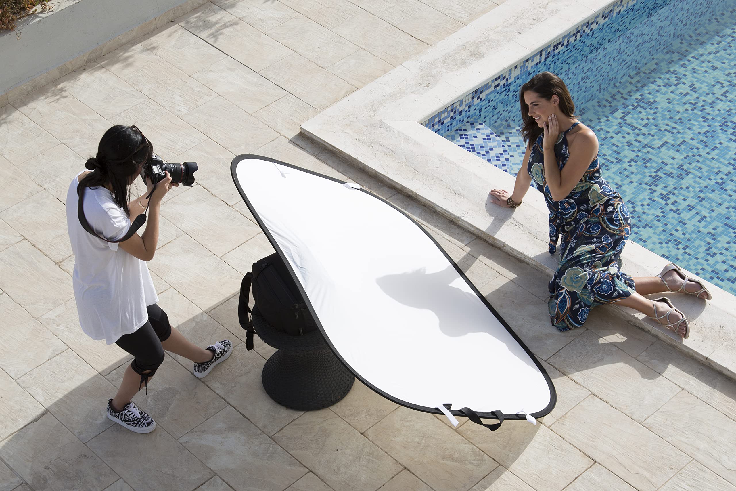 Manfrotto Folding Reflector Silver/Gold 180 x 125 cm : Amazon.sg