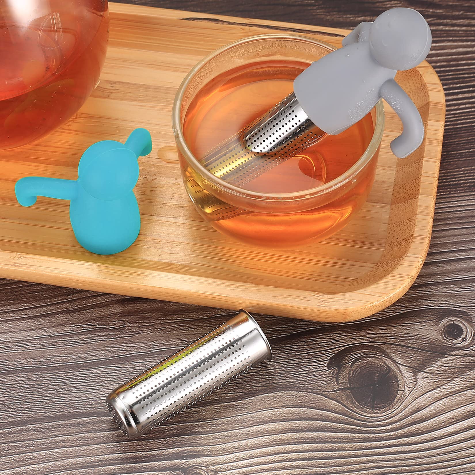 2 Stück Teezangen Aus Edelstahl 304 – Teefilter Mit Feinen Löchern Für Losen Tee, Kräuter & Gewürze