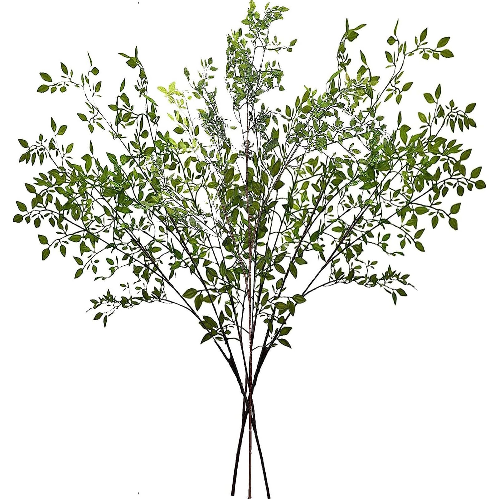 Wedhapy Birch Tree Branches Decorative Twigs Artificial Branches Branches for Decoration 3PCS 43.3 Inch Realistic Faux Greenery Stems Bendable and Flexible Artificial Birch Branches for Vase Filler