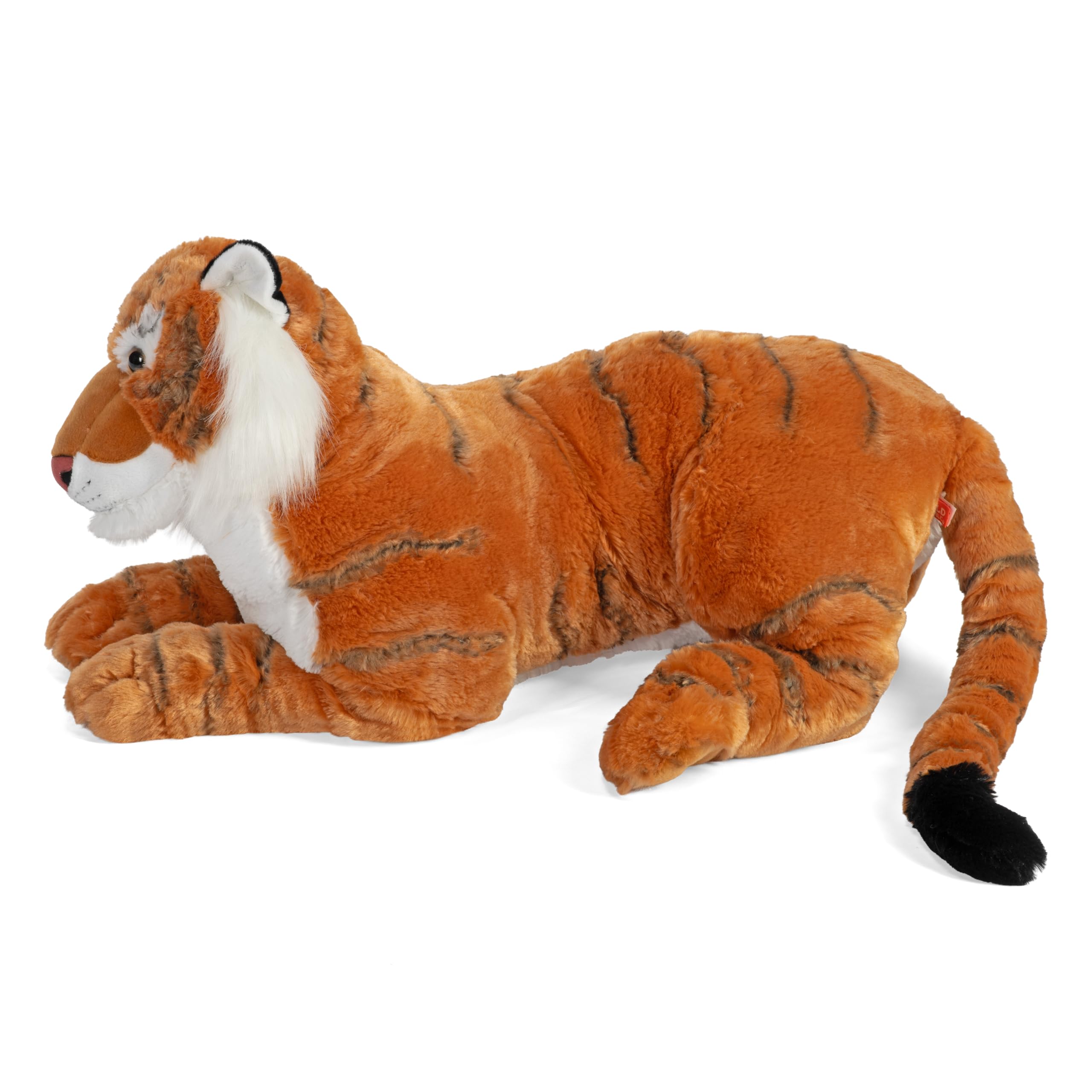 Wild Republic Cuddlekins Jumbo Tigre, Peluche di Animali, 76 cm, Peluche per Neonati, Peluche per Regalo di Compleanno Imbottitura Realizzata Partendo da Bottiglie Riciclate