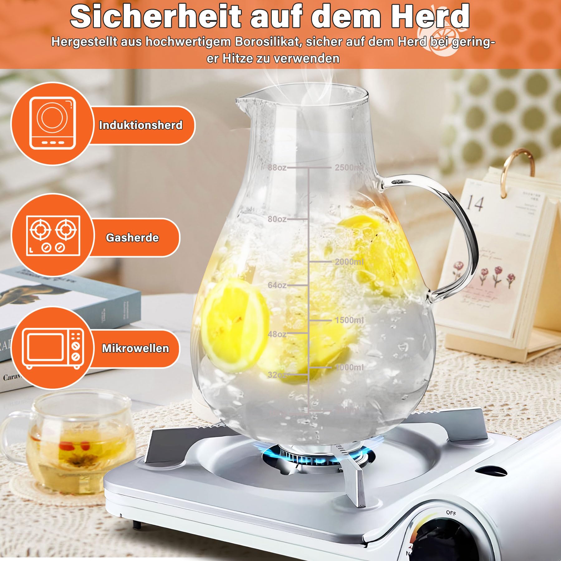 Theeglas met filter en deksel/uitlekschaaltje, hittebestendig glas en rvs, 550 ml online kopen?| Dille & Kamille