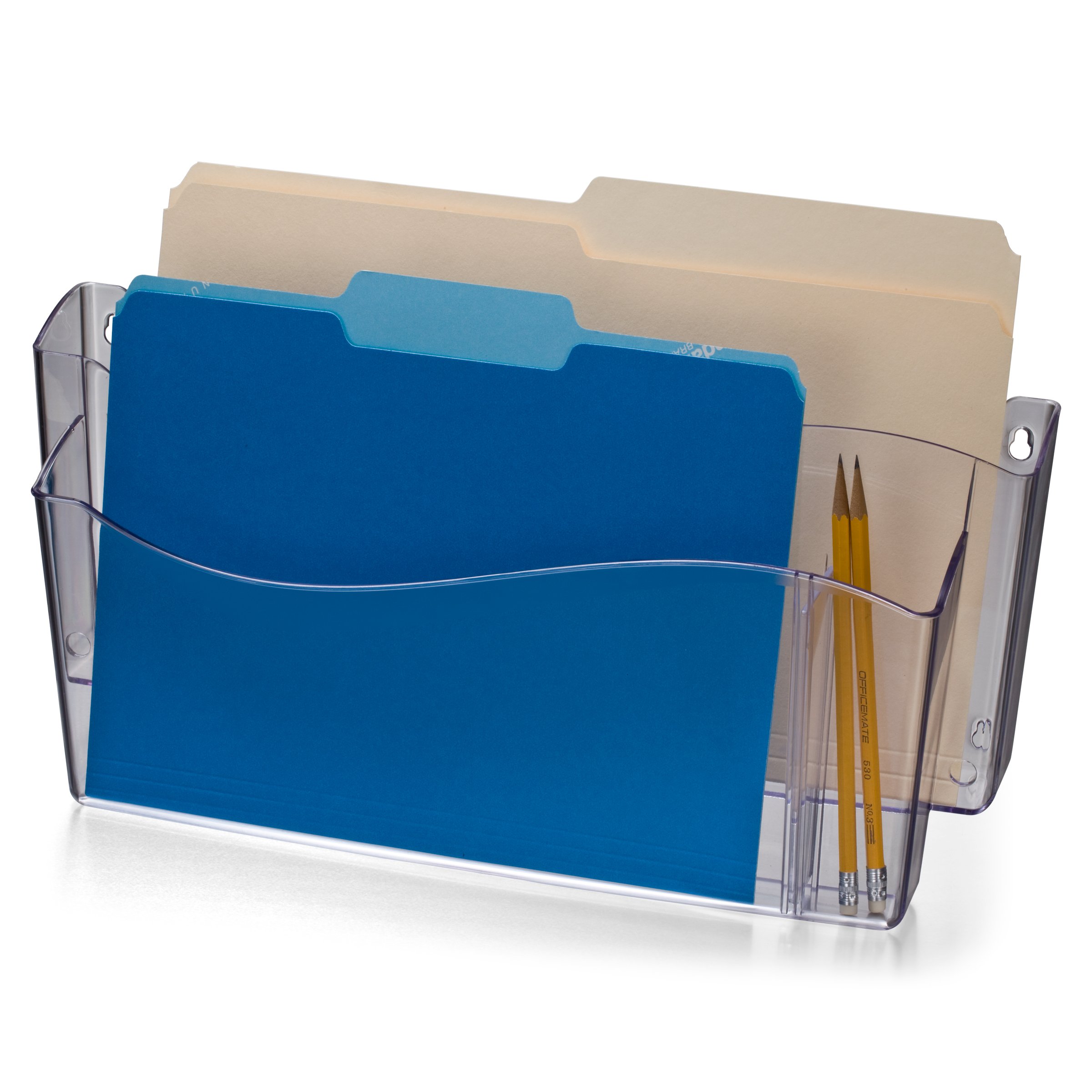 Officemate Unbreakable Wall File, 4-in-1, Clear (21664)