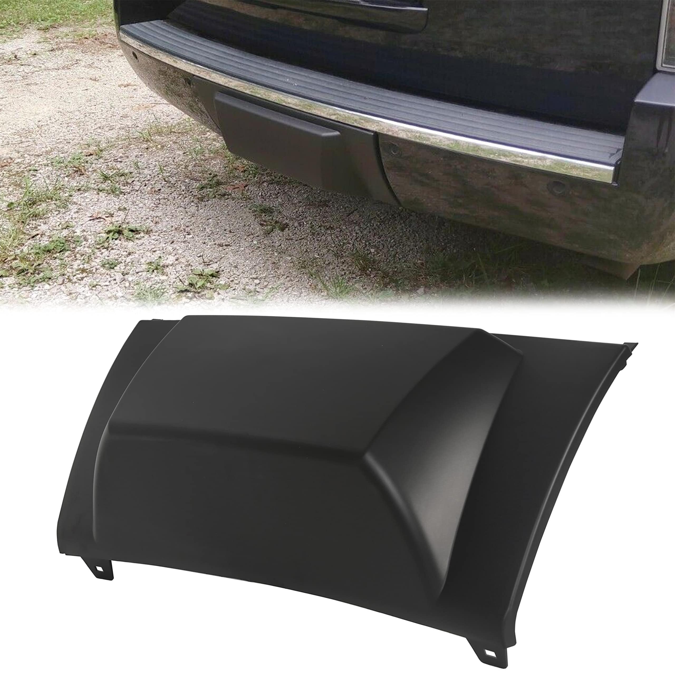 Rear Bumper Tow Hitch Hole Cover Compatible with 2007-2014 Cadillac Escalade/Chevy Chevrolet Tahoe/GMC Yukon/Suburban 1500 Replacement for GM1129106