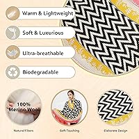 Vista 236 de DANA XU Manta de pashmina extragrande 100% de lana merina, bufanda de viaje, bufanda de cachemira para mujer, otoño e invierno, chal de gran