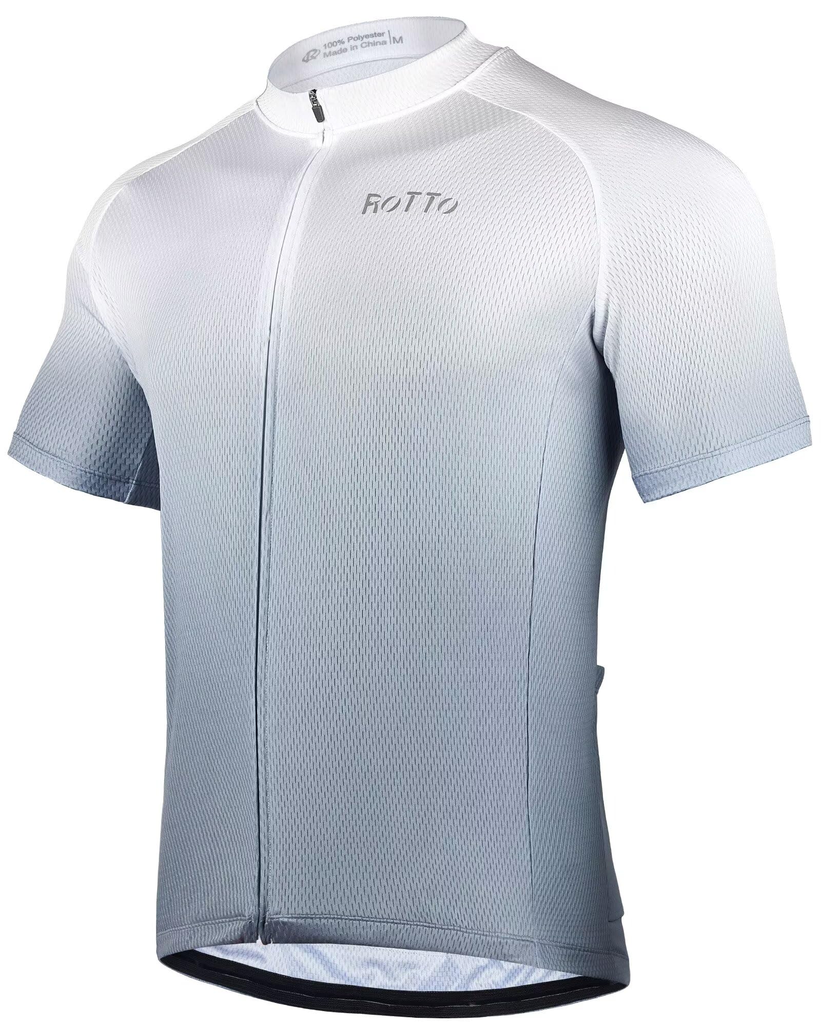 ROTTO Maglia Ciclismo Uomo Estiva Magliette Bici Manica Corta Serie di Colori Sfumati