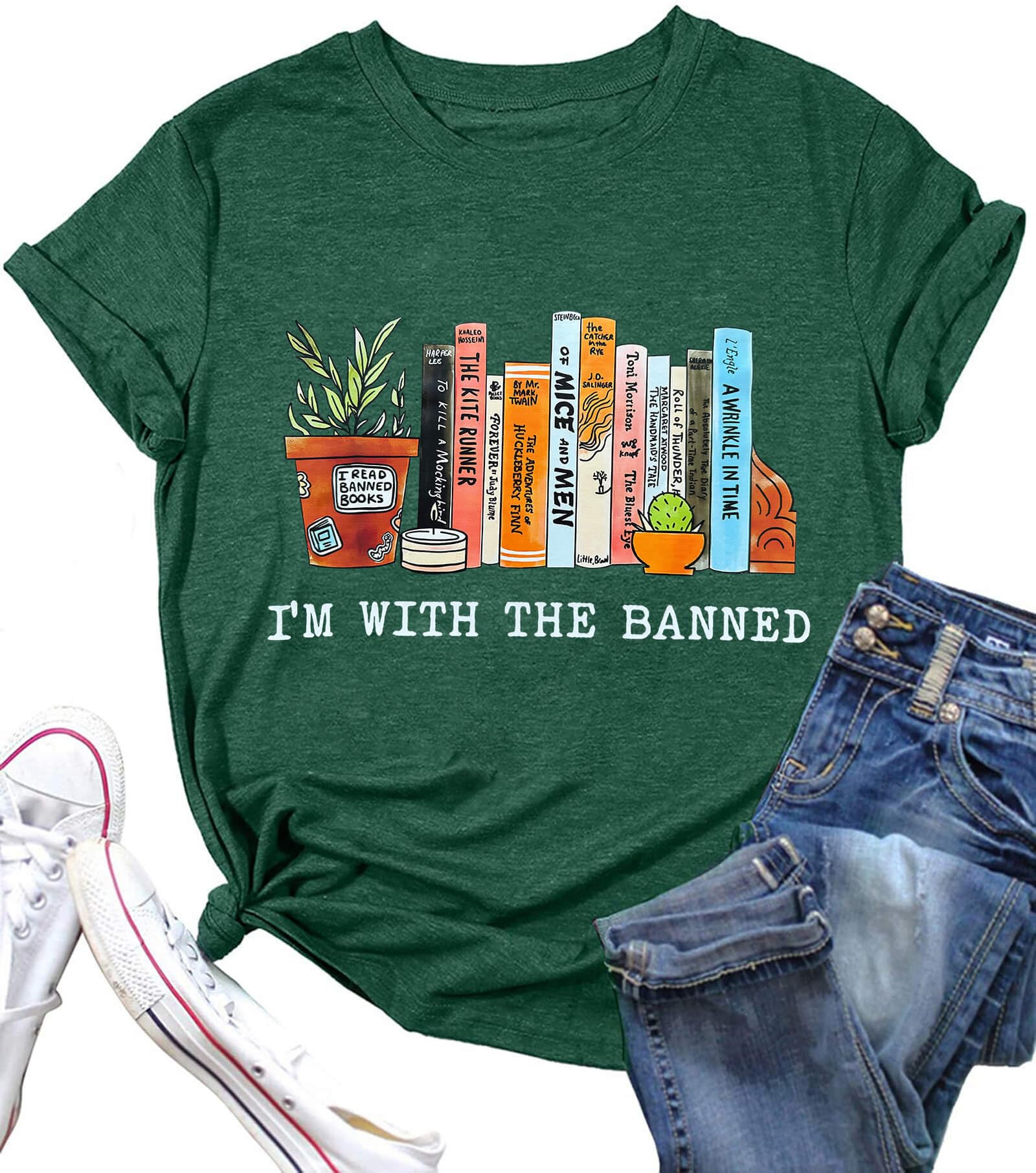 FYAPHIONIt’s a Good Day to Read A Book Shirt Womens Graphic Tees Book Lovers Tshirts Teacher Bookworm Reading Shirts S-XXL