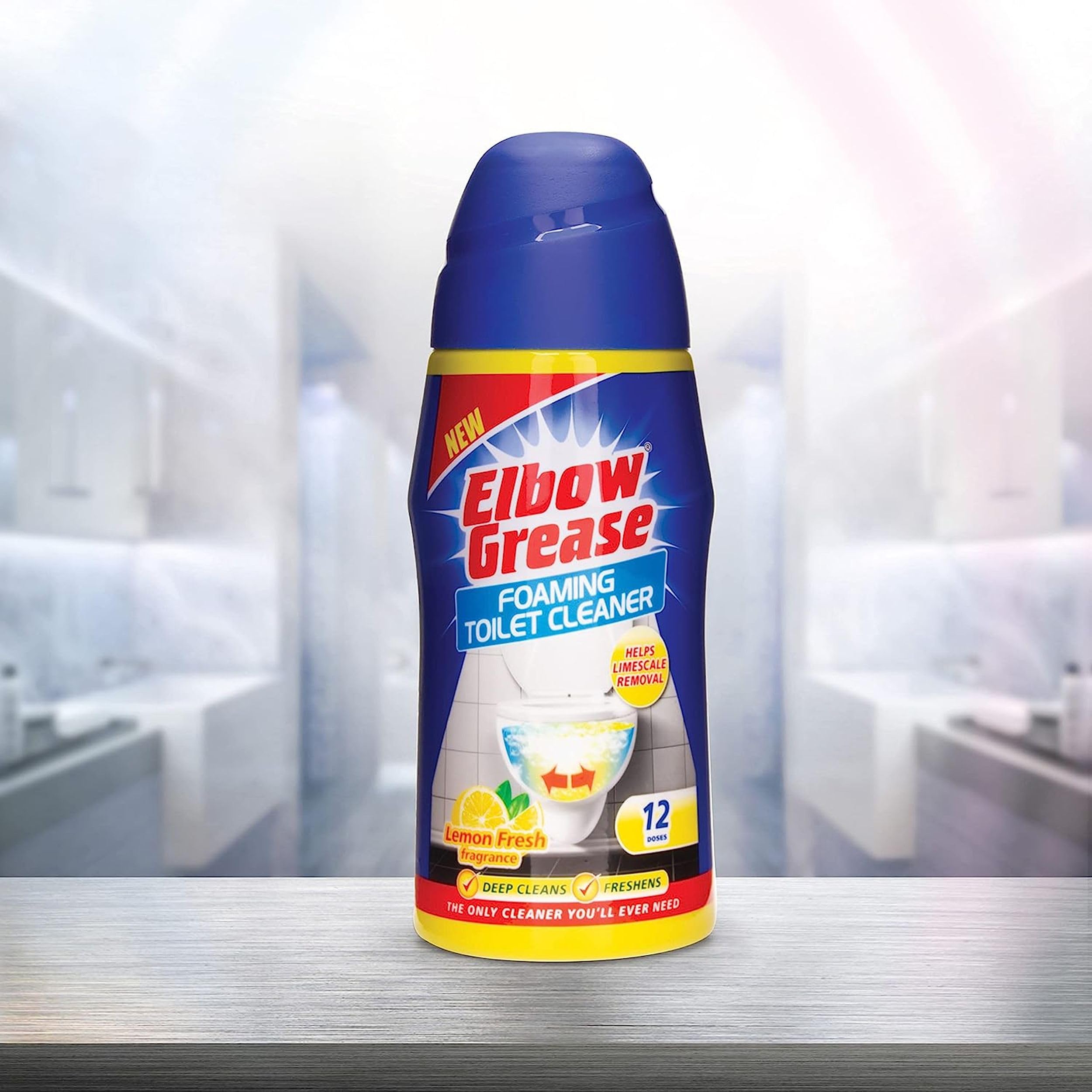 Elbow Grease Foaming Drain Cleaner Freshens&Deodorises Lemon Fresh 500g - BOOMSH