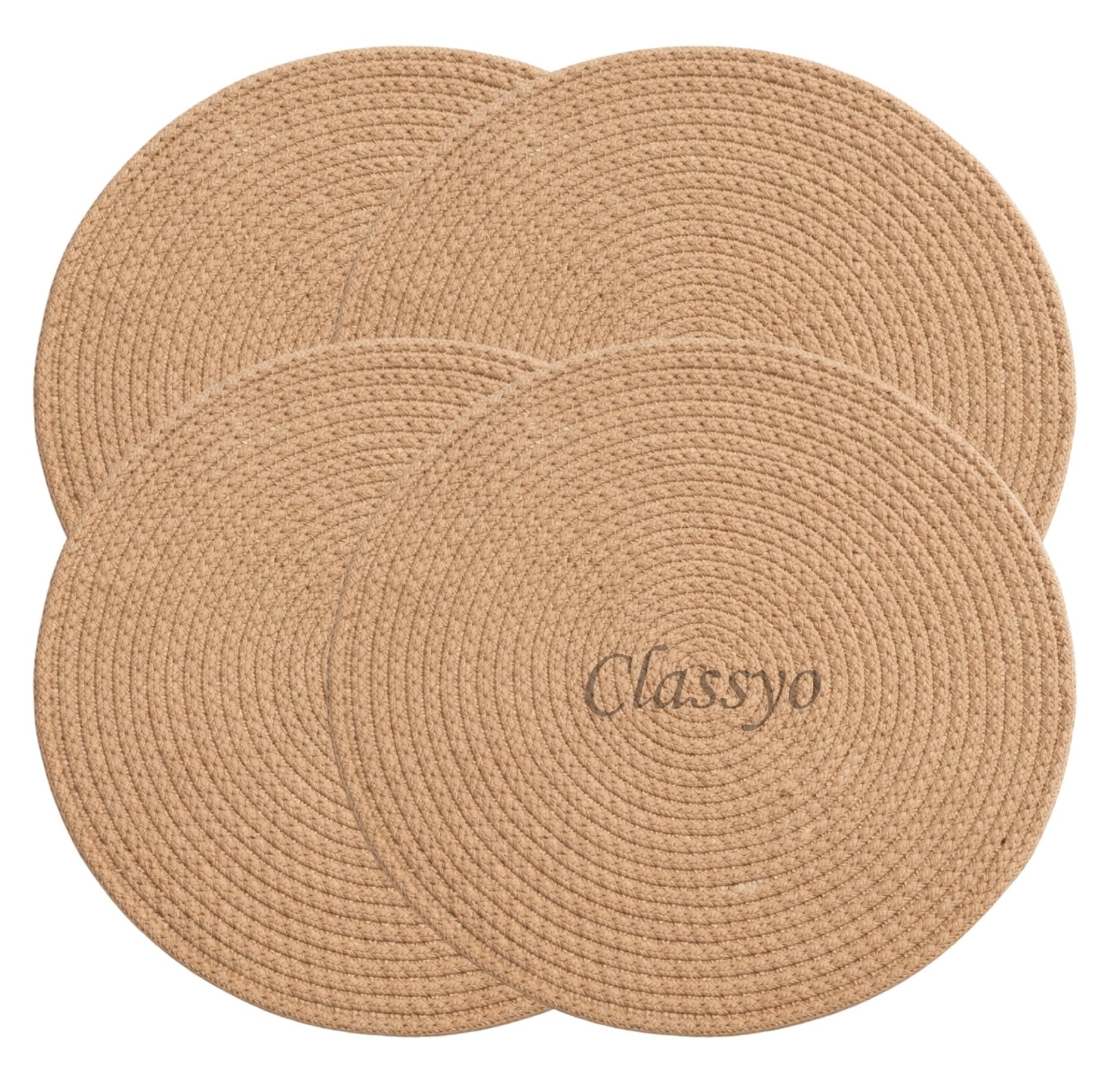 Classyo Cotton Coasters - Protect Your Table! -9
