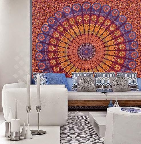 Popular Handicrafts - Tapiz de mandala, medidas...