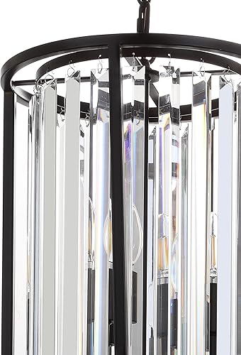 Miniatura 4 de JONATHAN Y JYL9055A Bevin - Colgante LED de metalcristal de 12 pulgadas, contemporáneo, transitorio, moderno, oficina, sala de estar, sala de estar,