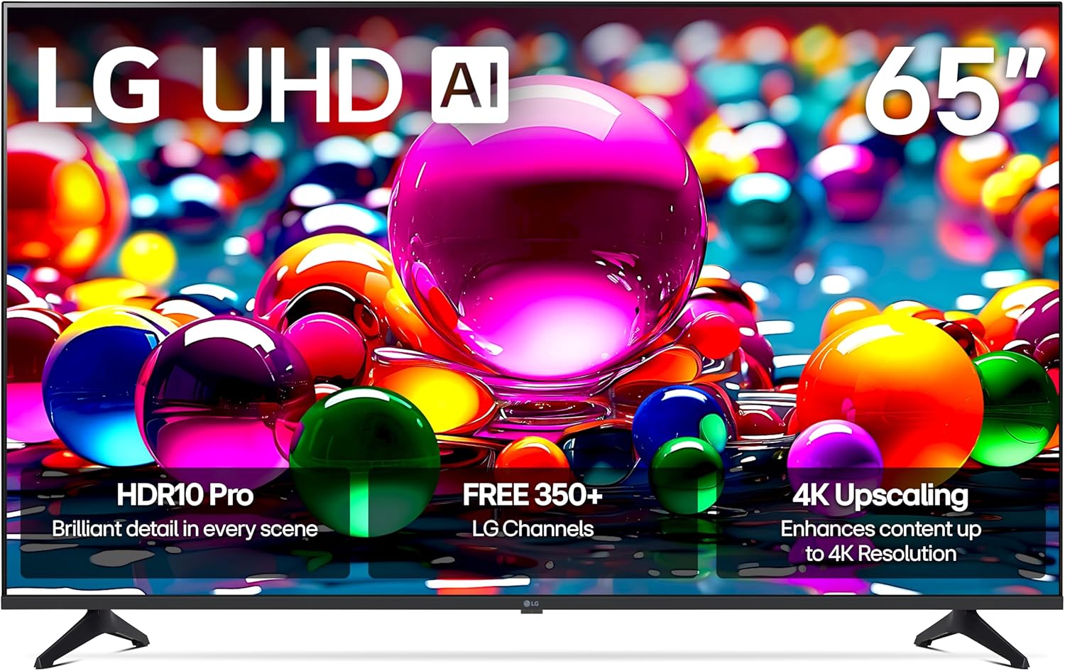 LG 65UA7700P 65 inch Class UA77 Series LED AI 4K Smart webOS TV (2025)
