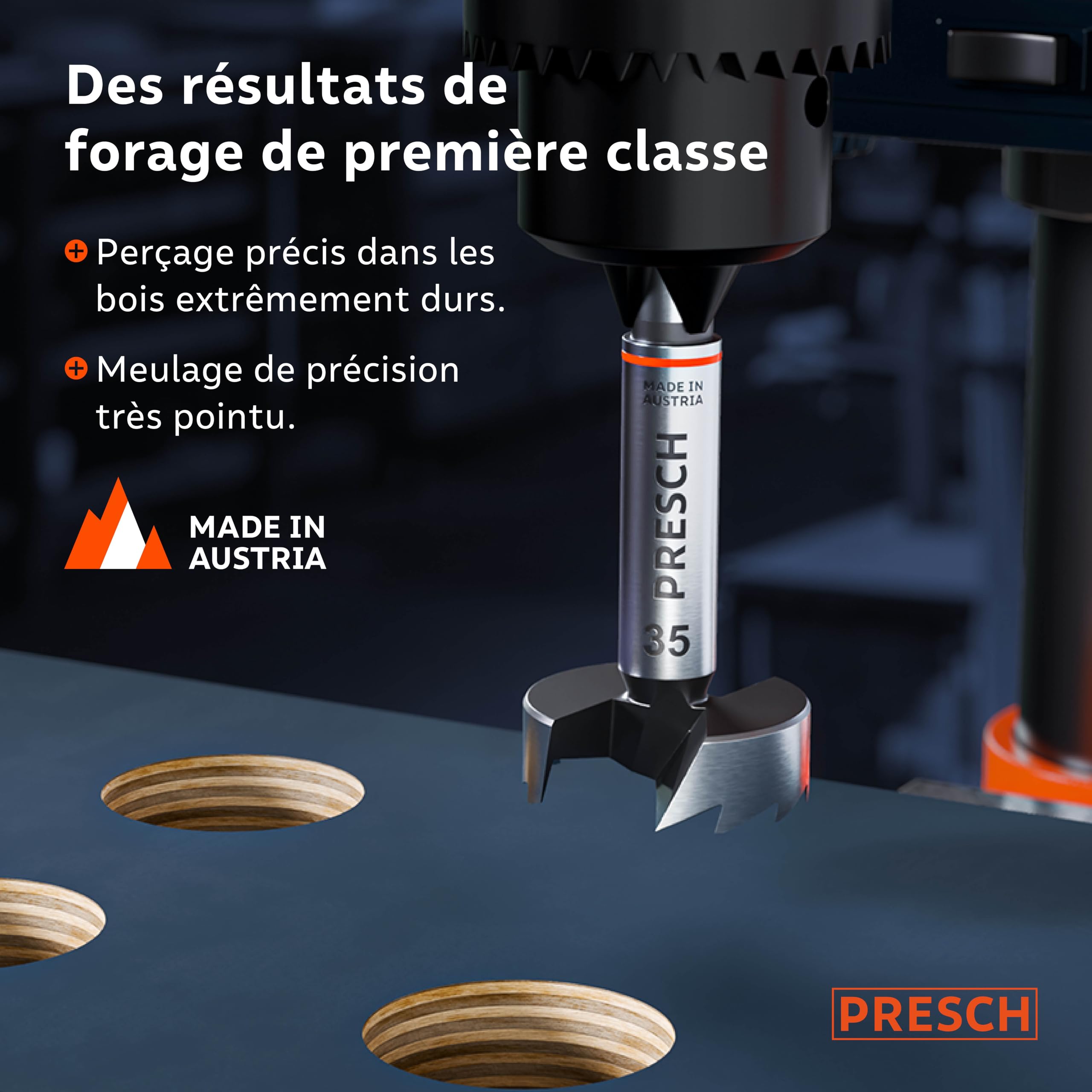 OUTIL DE TRAVAIL Du Bois Professionnel Foret Plat HRC50 HRC58 1025 Mm