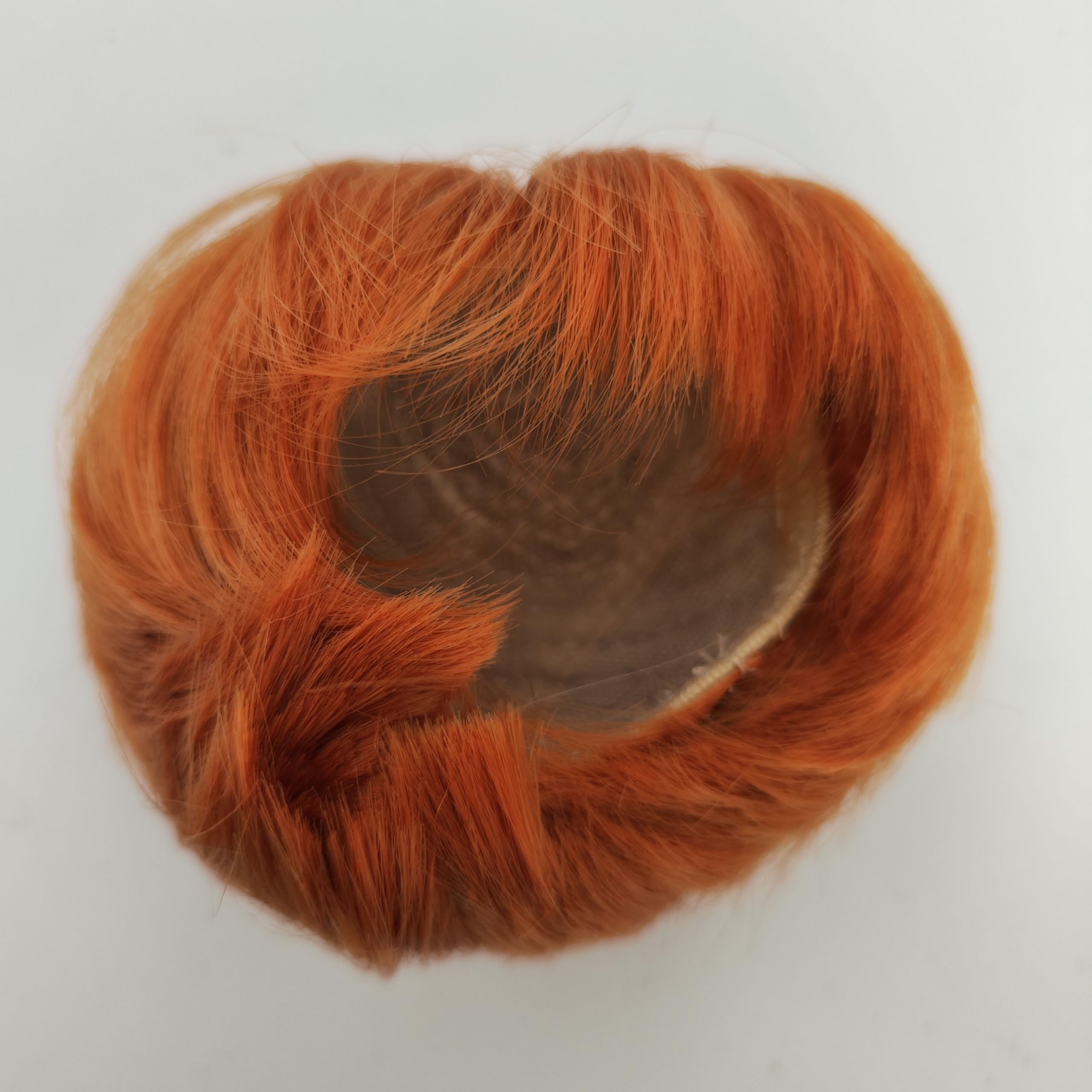 bjd sd 1/4 Uncle Antique Doll Wig Carrot Color Hair Set Cute Short Hair