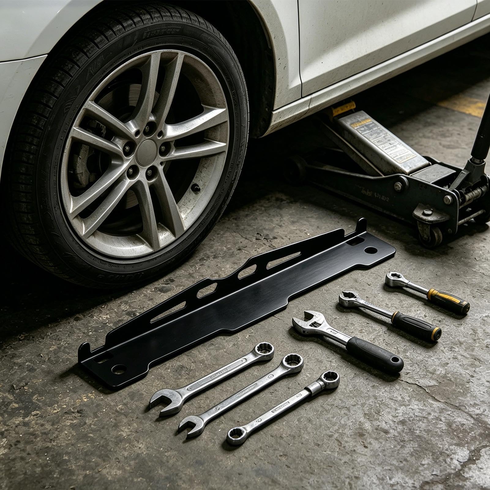 Alineador de ruedas Acero Inoxidable De Servicio Pesado | Placas alineadoras de ruedas para vehículos para vehículos, camiones, autocaravanas, SUV, remolques, garaje, hogar y taller