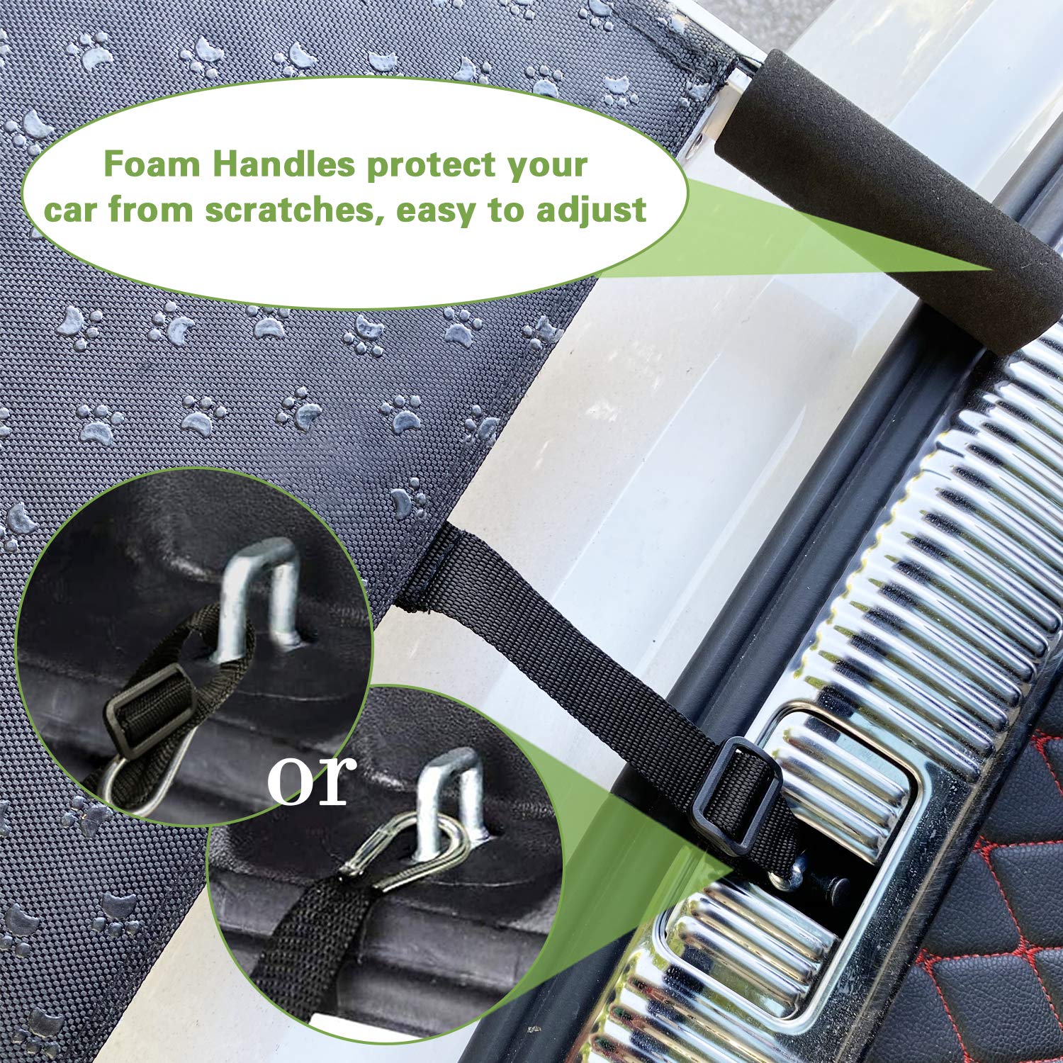 Snagle Paw Dog Ramps for Large Dogs Car, 4/5 Dog Steps for Cars and SUV