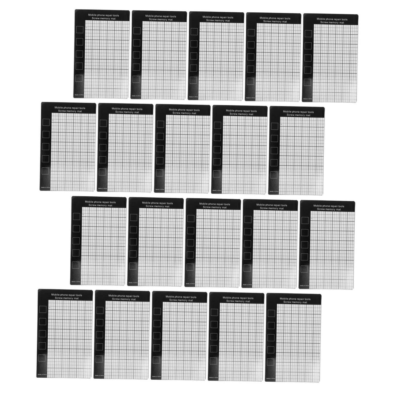 20piezas Arandela de Tornillo Magnética para Clasificar Alfombrilla Magnética Flexible para Reparación de Dispositivos Electrónicos Organizador de Herramientas para Desmontaje