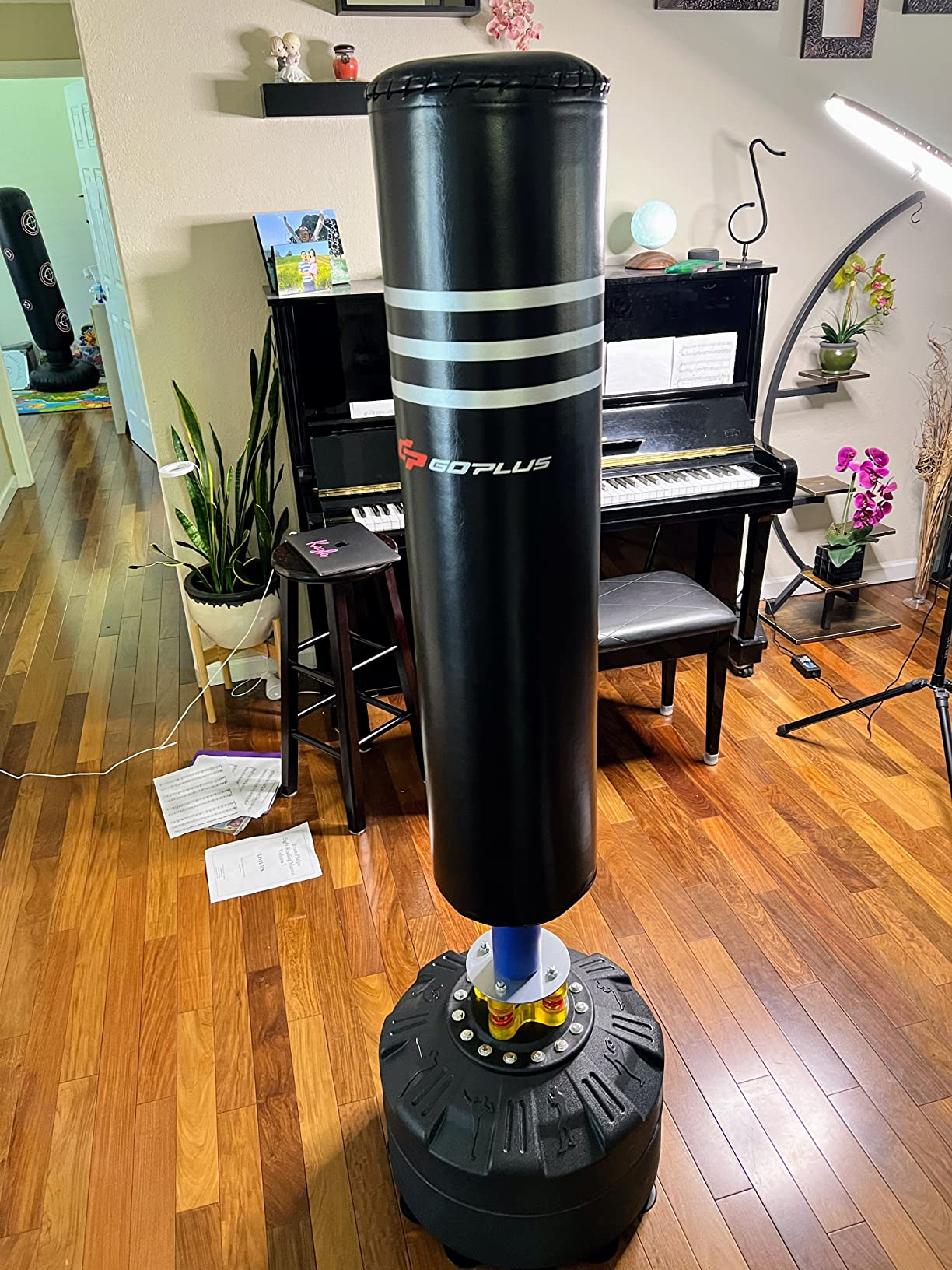 30/mo Finance Goplus Freestanding Punching Bag 70", 220lbs Heavy