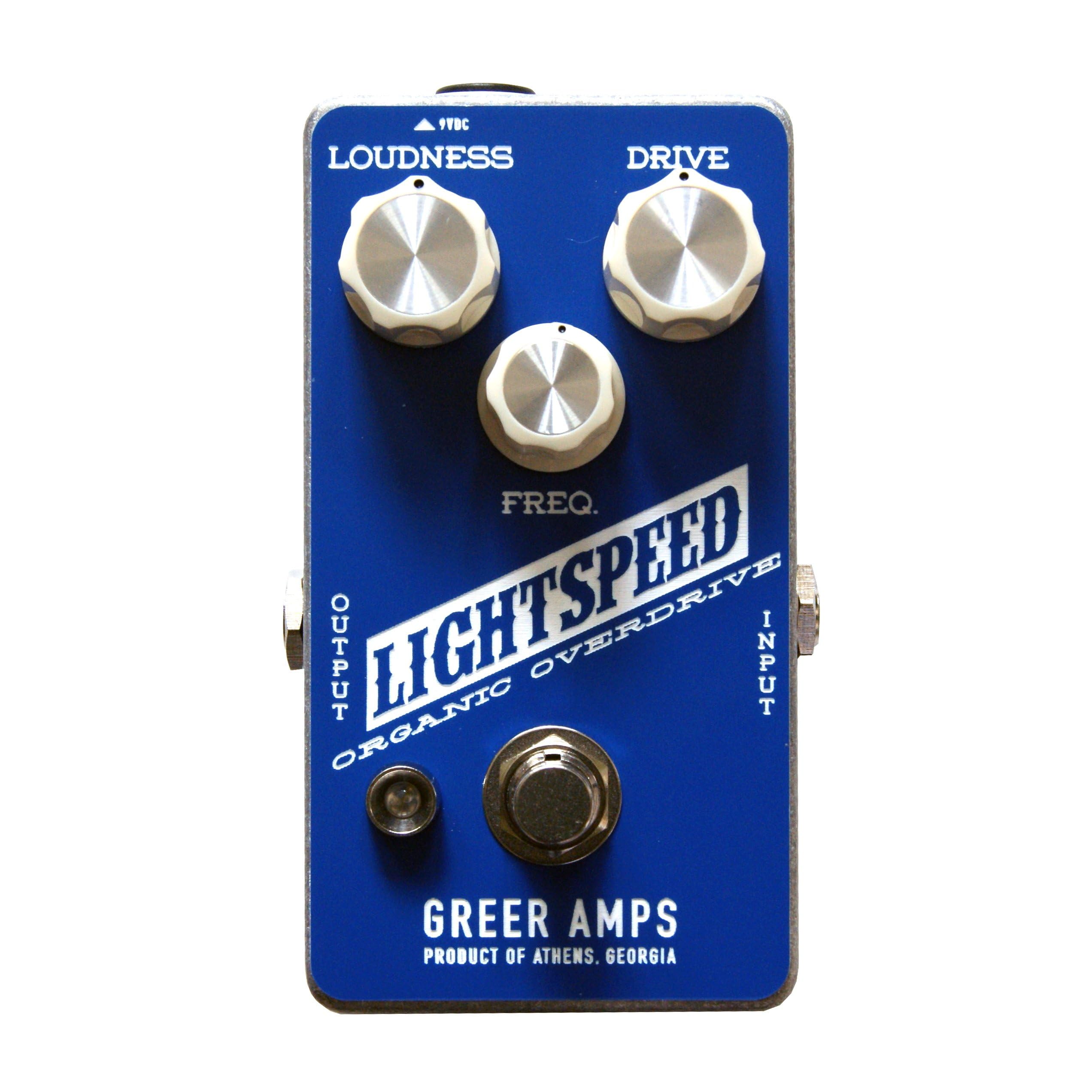 GREER AMPS LIGHTSPEED OVERDRIVE 保証有り新品同様 Greer Amps Lightspeed Organic Overdrive Guitar Pedal