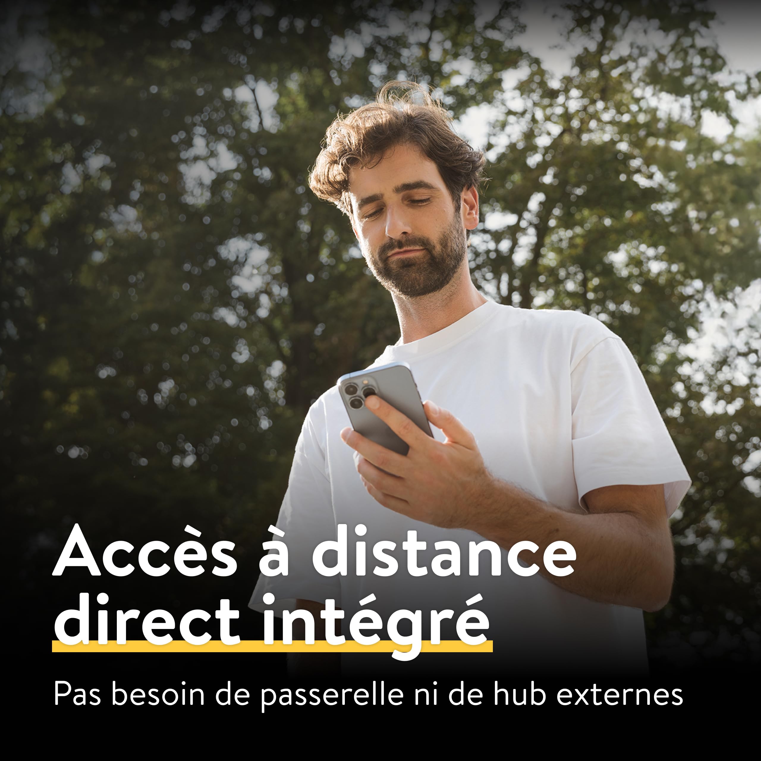 Nuki Smart Lock Pro avec Bluetooth, WiFi & Matter, Intégration maison connectée facile, Serrure électronique pour verrouillage distant, facile à installer en rétrofit sans changer de cylindre
