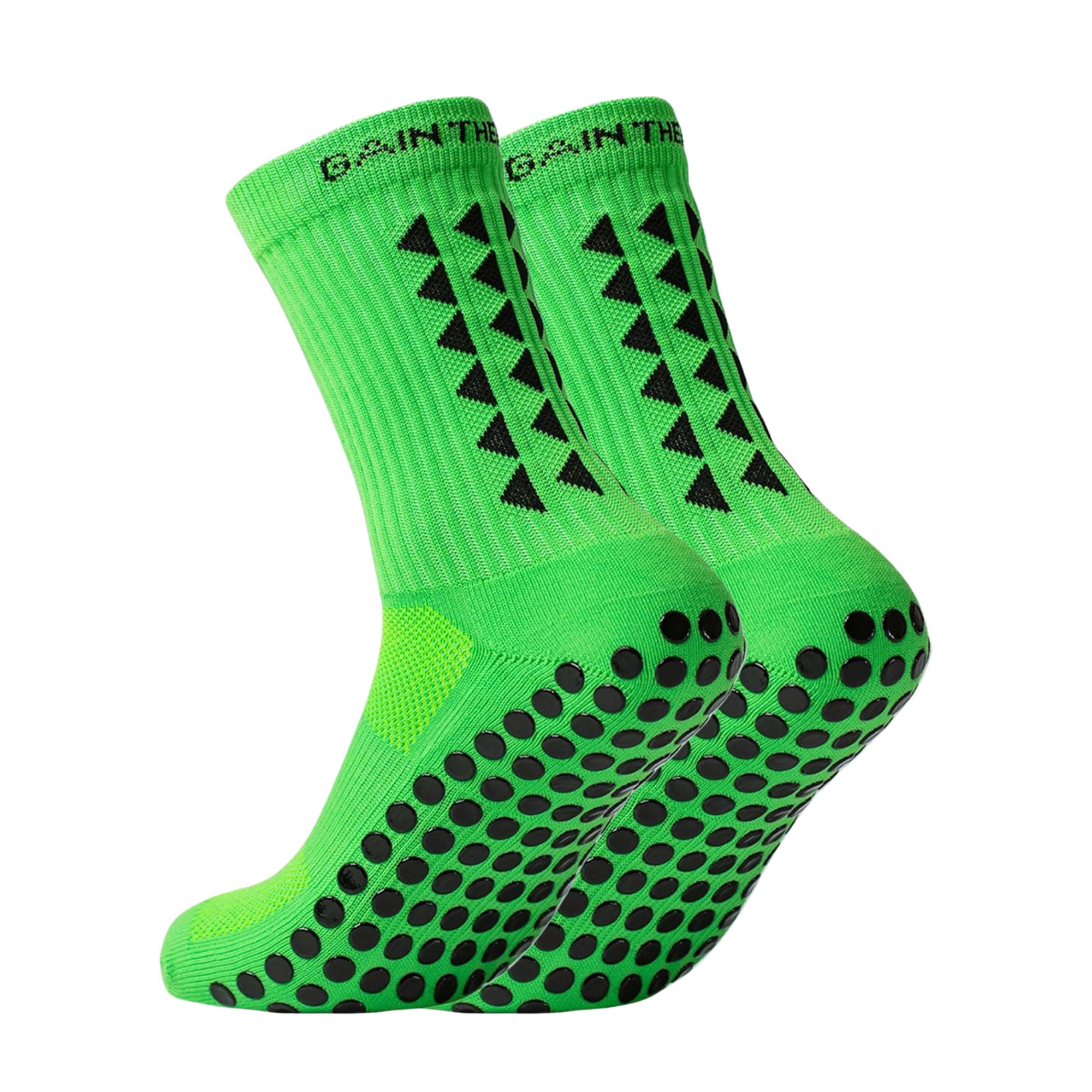 Gain The Edge Football Grip Socks 3.0-2pc and 4pc Set - Non Slip Football Socks - Updated Model - 5