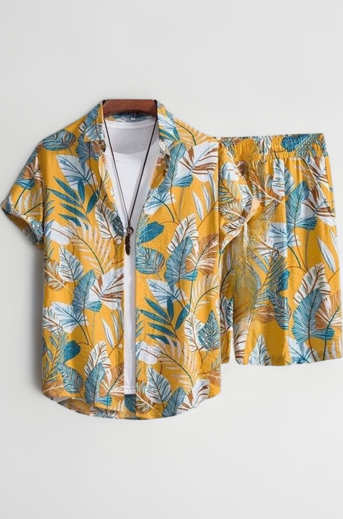 - Co Ord Set for Men | Trendy Night Dress for Boys | T-Shirt and Shorts Combo for Lounge | Stylish Summer and Travel Wear | Men's Matching Two-Piece for Vacation