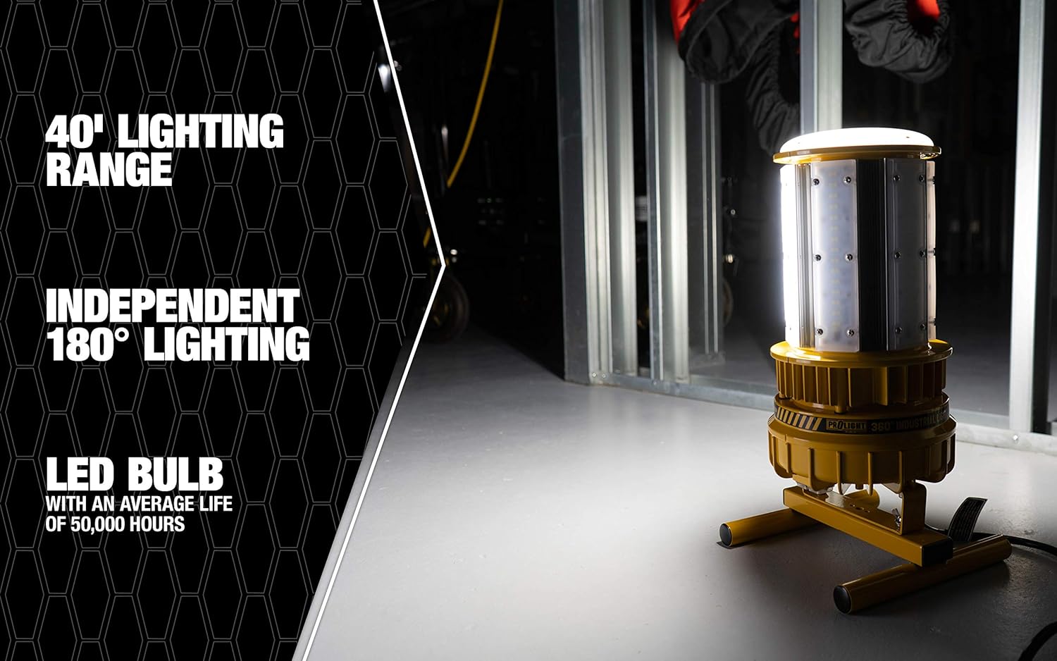 Flаѕh Dеаlѕ - 80% оƒƒ Prolight 111508 360° Industrial LED Work Light Kit, Includes Floor Stand, Tripod Mount, Hook and Two Earth Magnets, 15,000 Lumens, 120 Watts, Yellow 80% оƒƒ Dіѕсоunt Prolight 111508 360° Industrial LED Work Light Kit, Includes Floor Stand, Tripod Mount, Hook and Two Earth Magnets, 15,000 Lumens, 120 Watts, Yellow