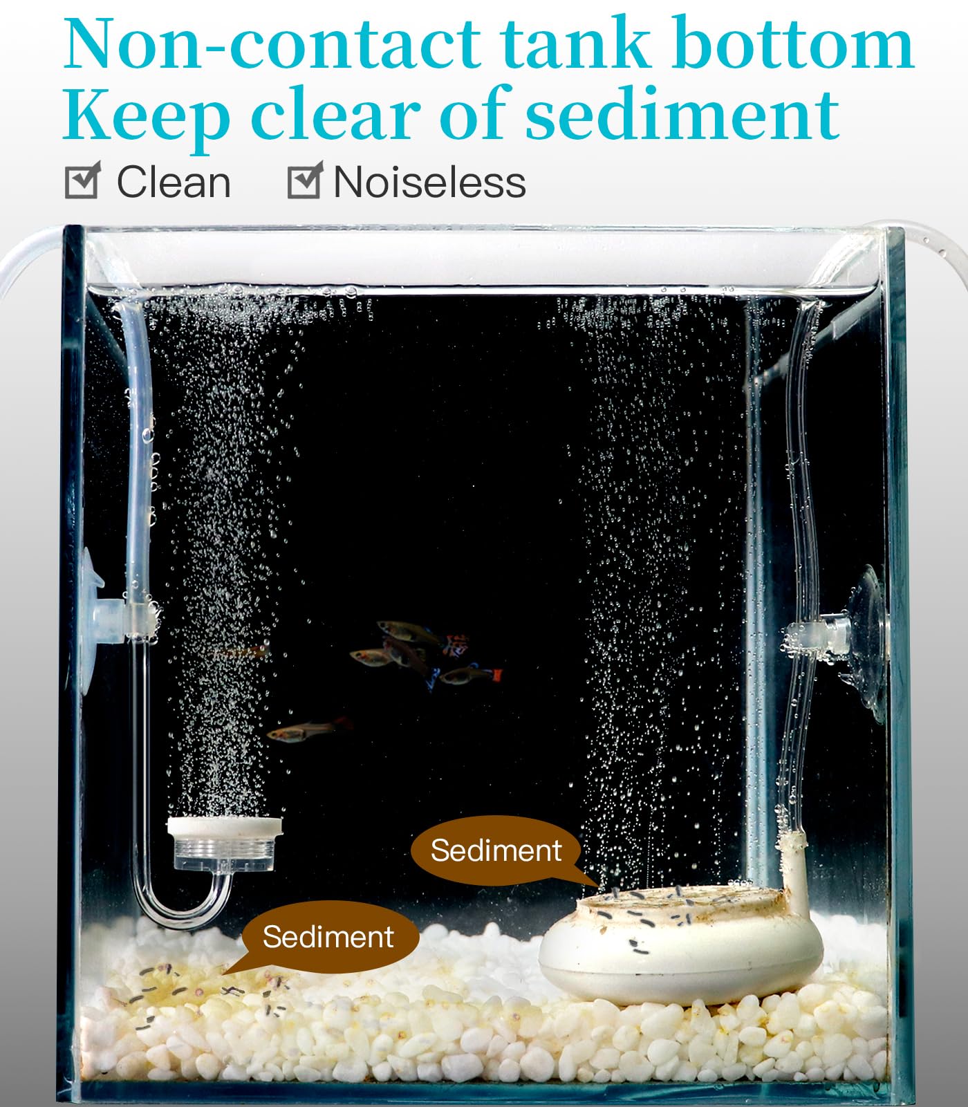 Mini Air Pump for Fish Tank - Quiet & Complete Kit -3 Mini Air Pump for Fish Tank - Quiet & Complete Kit -3