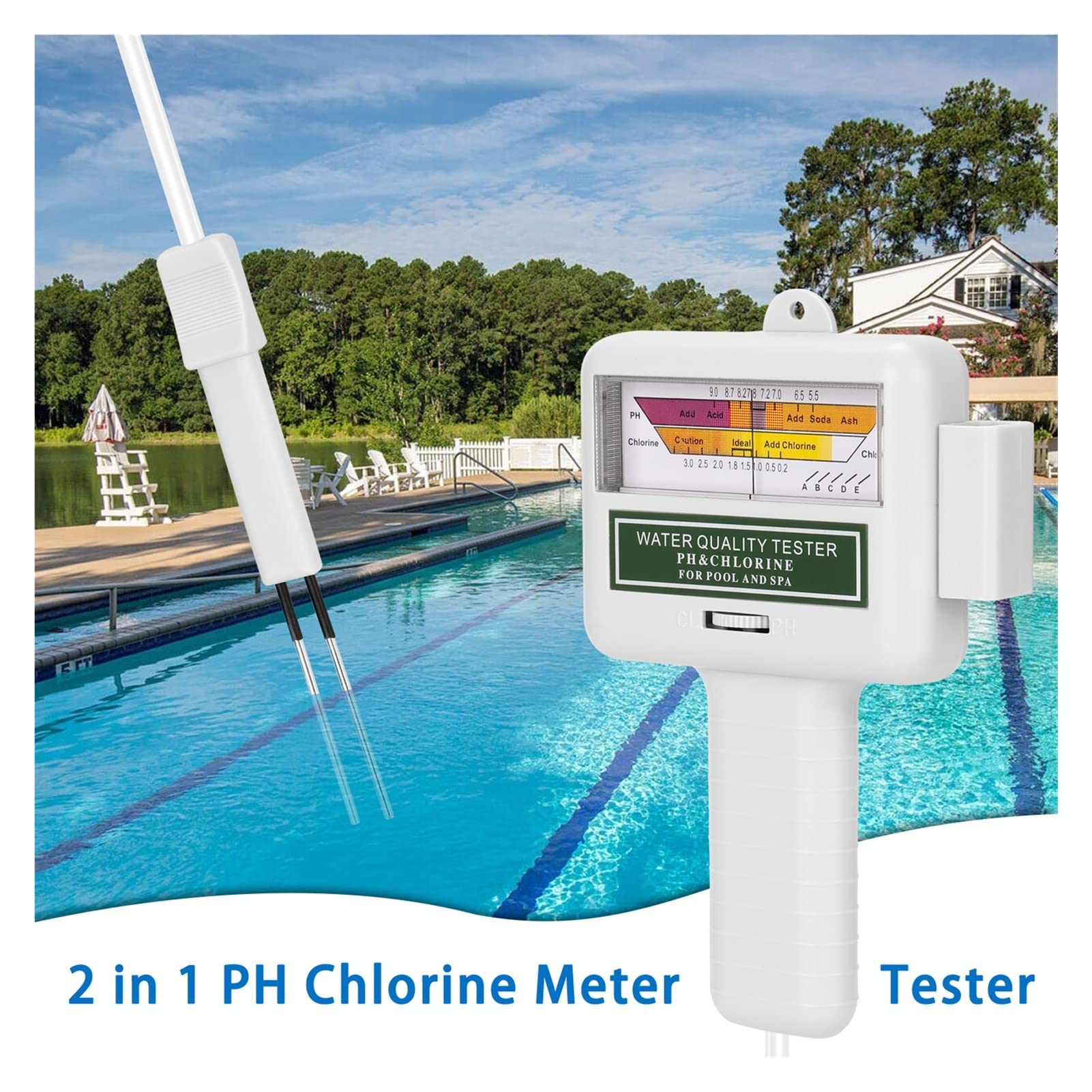TESTEUR DE CHLORE ET PH SCUBA 2 POUR EAU DE PISCINE - JP Moreau - Les Piscines Moreau