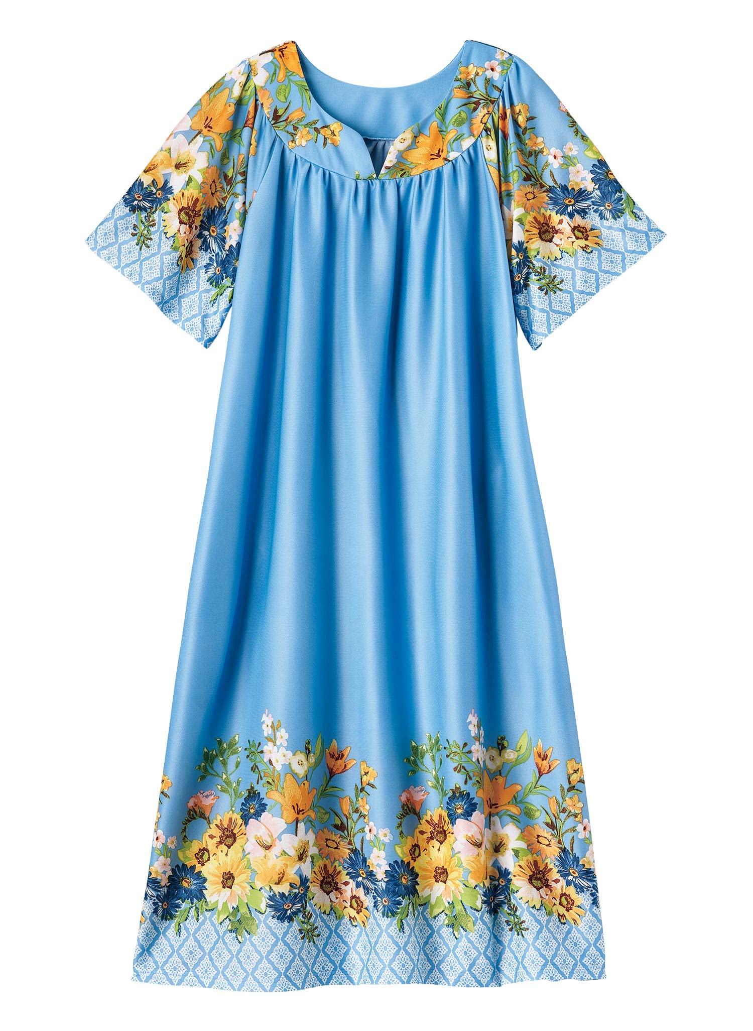Amerimark Casual Women S Patio Muumuu House Dress Loose Comfortable |  Desertcart INDIA
