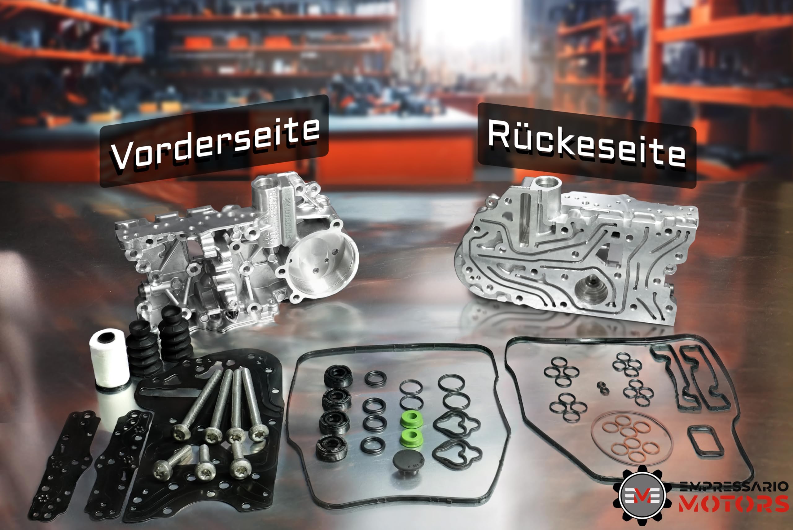Kit de réparation DQ200 pour DSG, transmission mécatronique à embrayage à sec 7 compatible avec VW | Boîtier de stockage, jeu de joints | pour YMZ