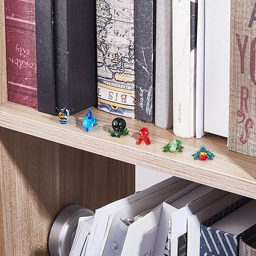 Miniatura 7 de 6 figuras de cristal coleccionables, arte de vidrio soplado, arte soplado a mano en miniatura, arte de cristal soplado coleccionable, miniatura