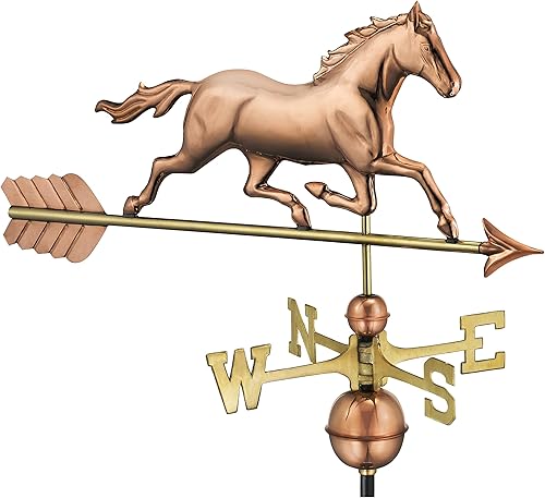 Good Directions Veleta de caballo trotante, cobre puro