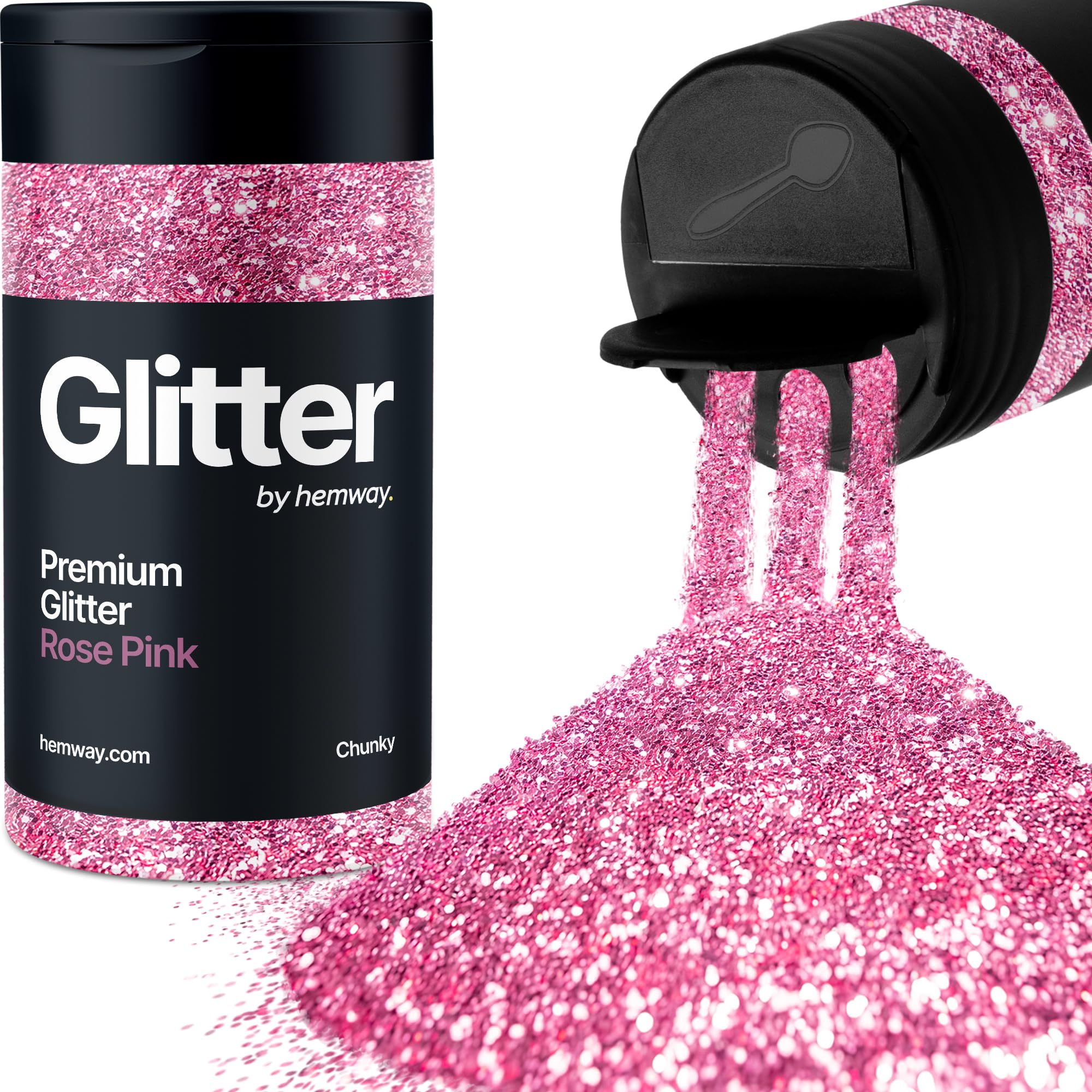 Champagne Gold Glitter Shaker, 130g Ultrafine Glitter, Crafts 1/128" Metallic Flake Champagne Gold Sequins, Resin & Epoxy Crafts, Decorating, Halloween, Christmas Nail, Face, Hemway — view 29