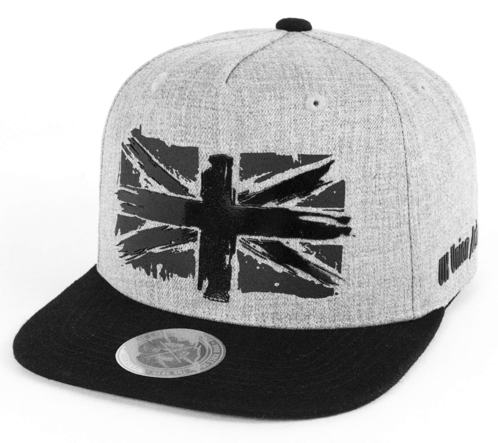 Flipper Premium UK Union Jack Flag 3D Printing Flat Brim Bill Baseball Cap Classic Snapback Hat for Men Women