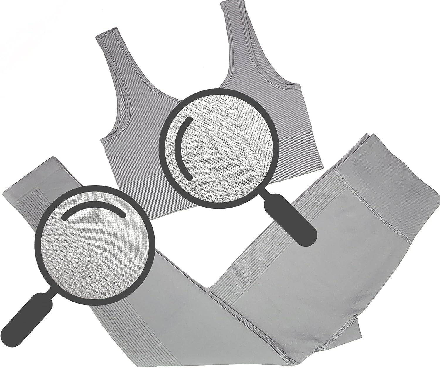 SARDONIX SRDX Women 2 Piece Seamless Workout Outfit activewear tops gym Yoga Leggings Set - Image 5