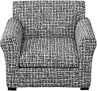 Vista 55 de CRFATOP Fundas para sillas suaves de 2 piezas para perros, fundas elásticas para sillón de 1 plaza, fundas de muebles de sofá lavables con 1 funda