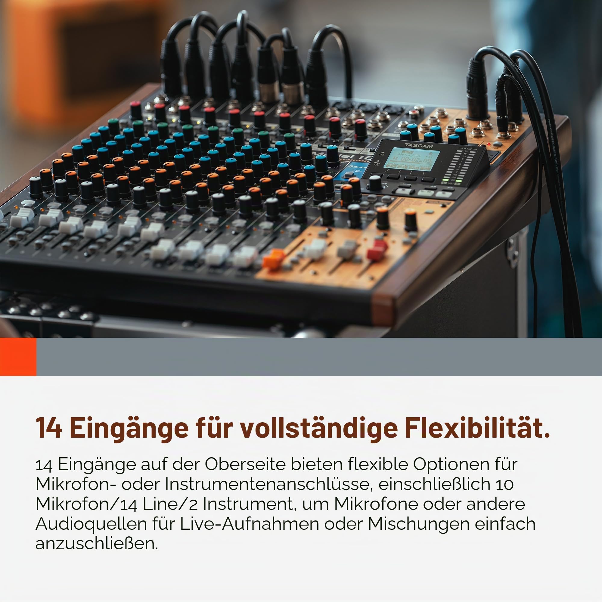 TASCAM Model 16 All-in-One Mixing Studio