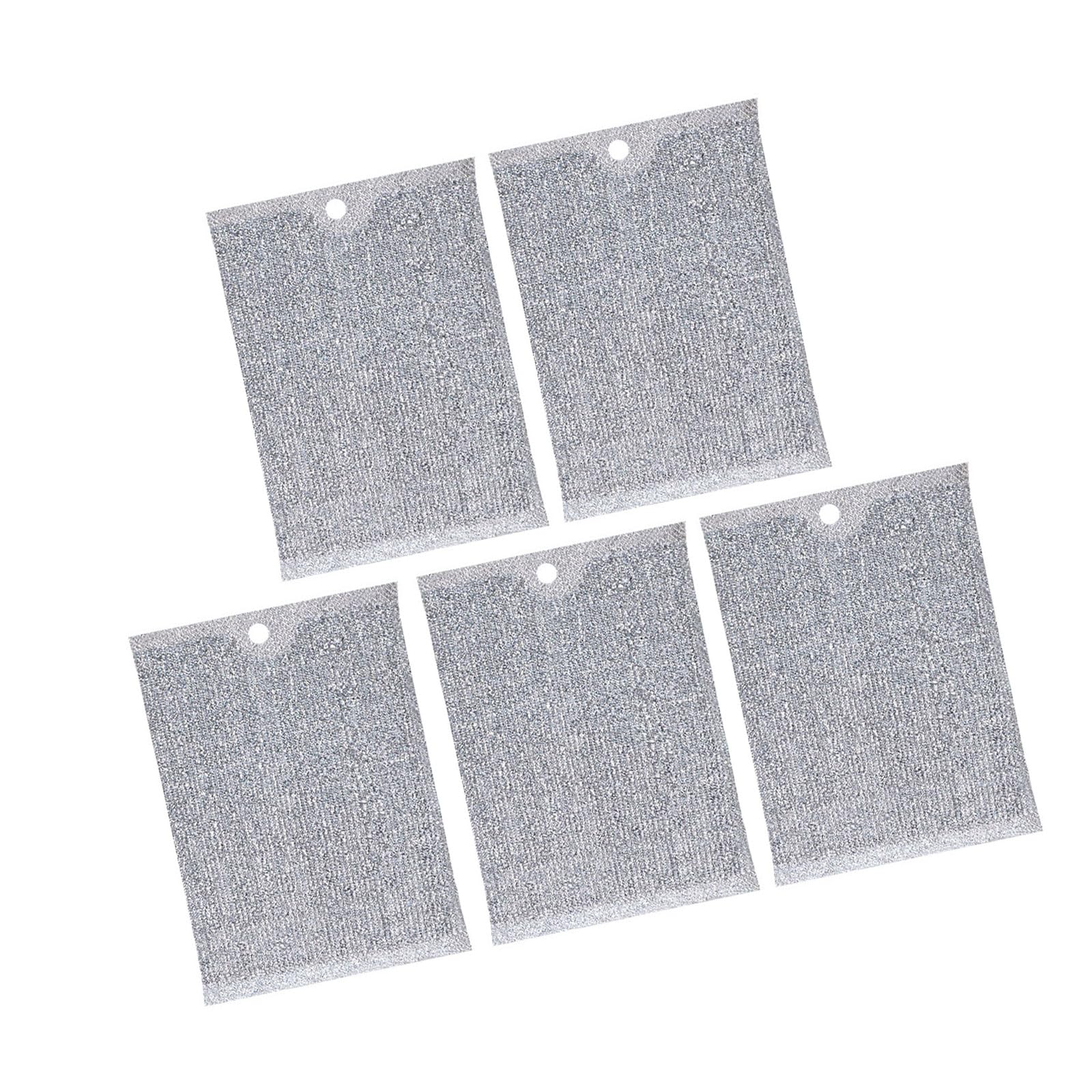 NVOQILIN Efficient Scrubbing Pad Double Layer Design Scouring Cloth Stubborn Greases Removal Kitchen Dishwashing Essential Thickened Double Layer Scrubbing Pad