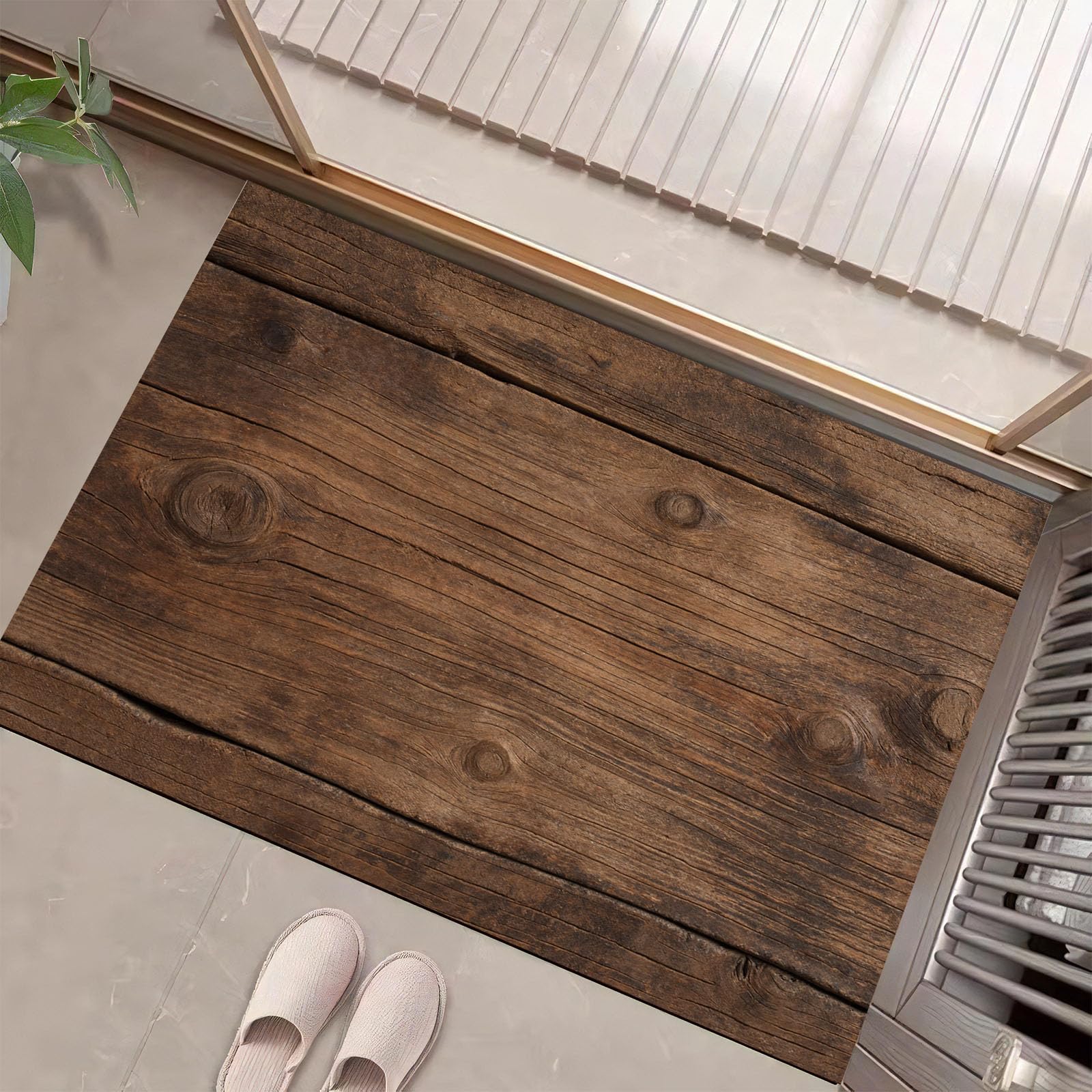 Tapis de sol antidérapant pour intérieur décoration maison vintage