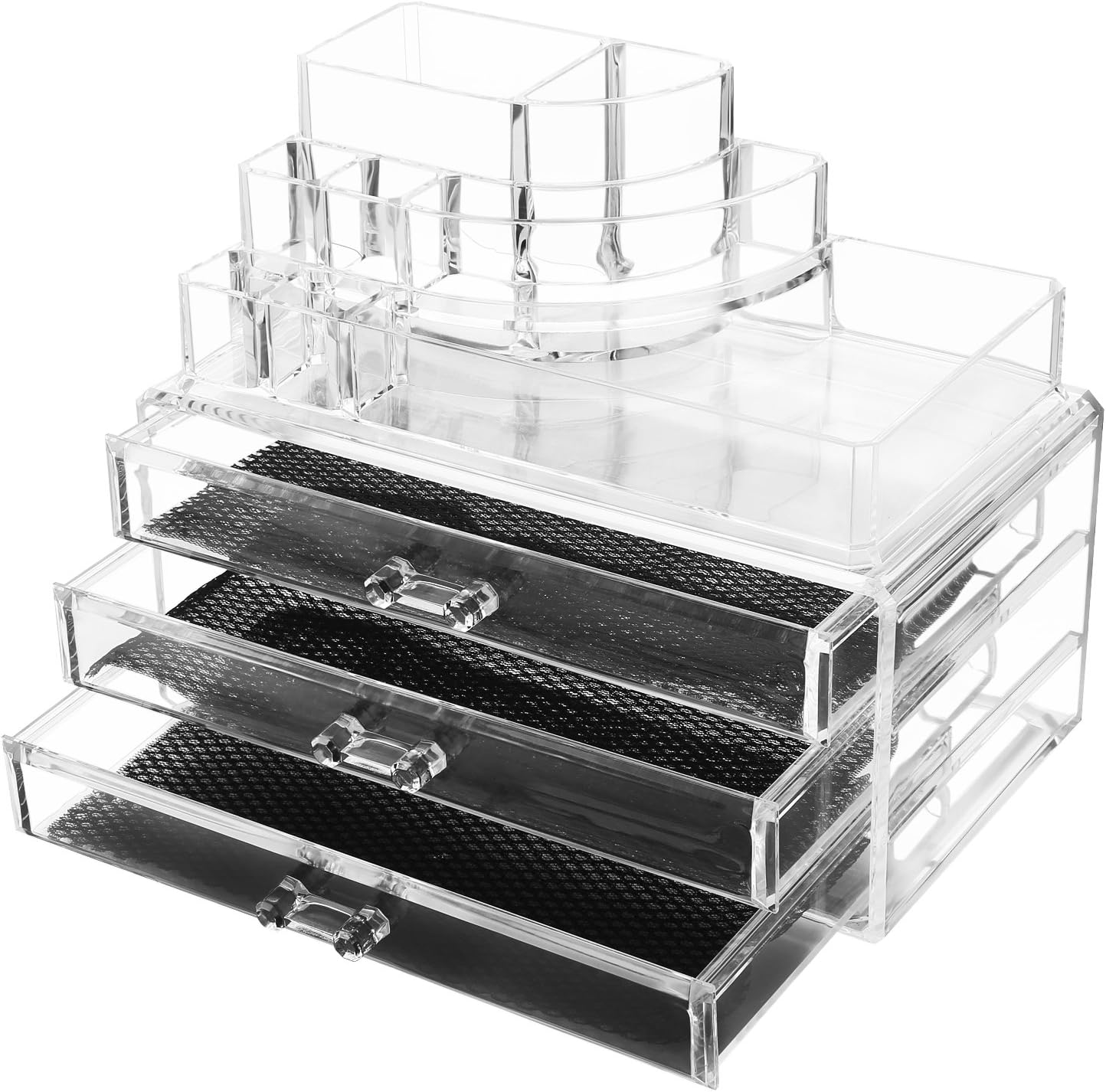 Dorfin Acrylic Makeup Organizer Cosmetics Storage Case