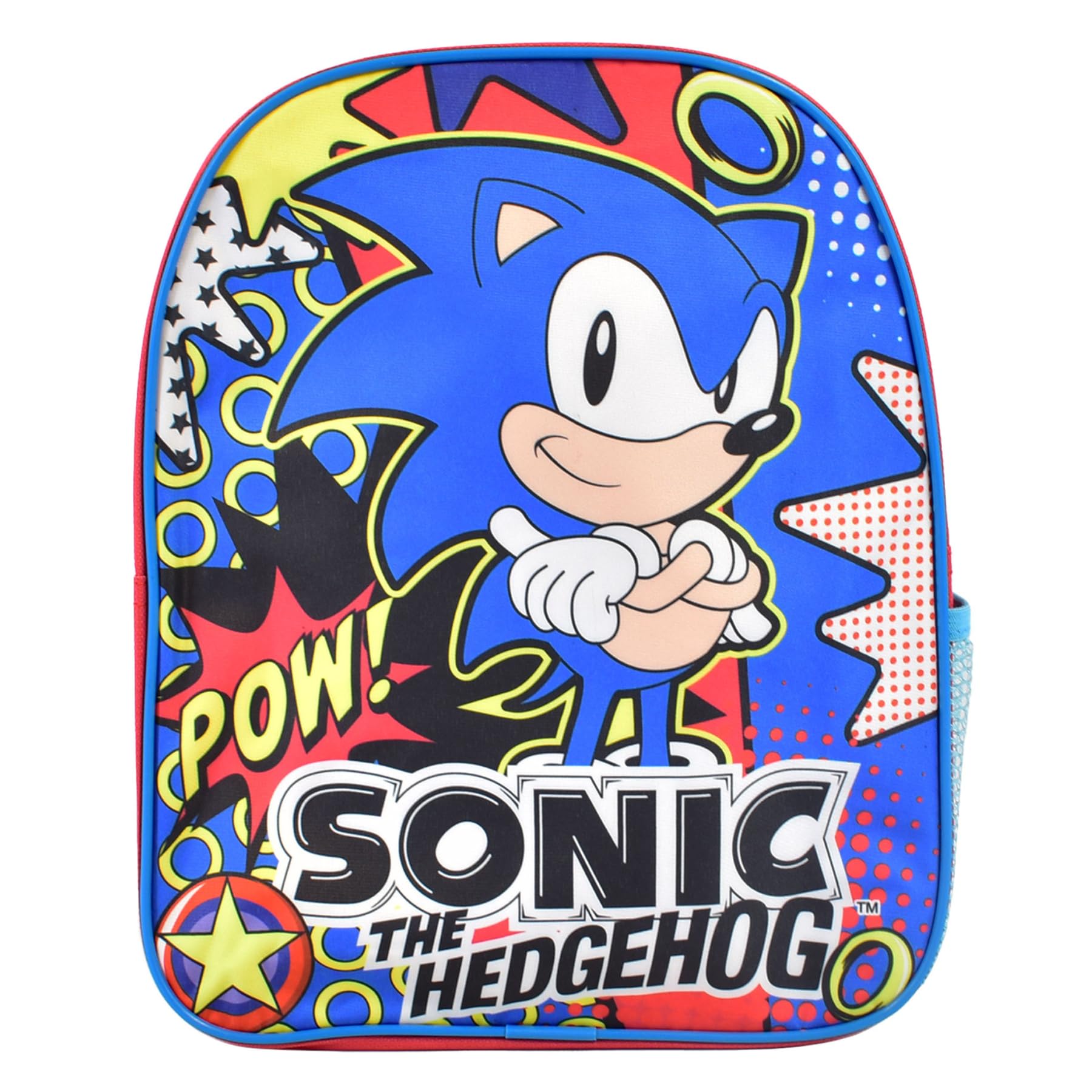 Sonic The Hedgehog Boys Blue Children's Character Backpack Rucksack School Nursery Travel Bag 29Cm