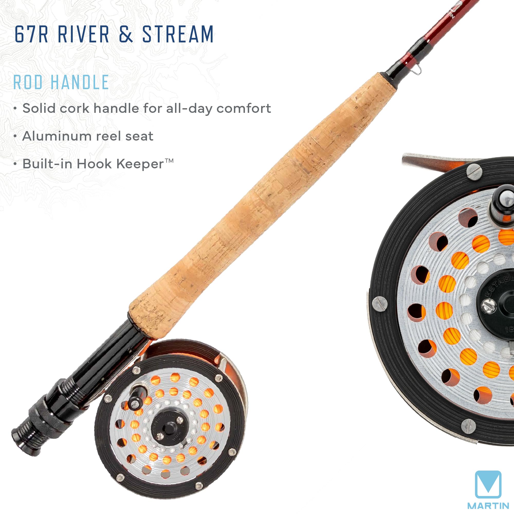 稀少 MARTIN フライロッド 7'6\" #3/4 4ピース 稀少 MARTIN フライロッド 7'6