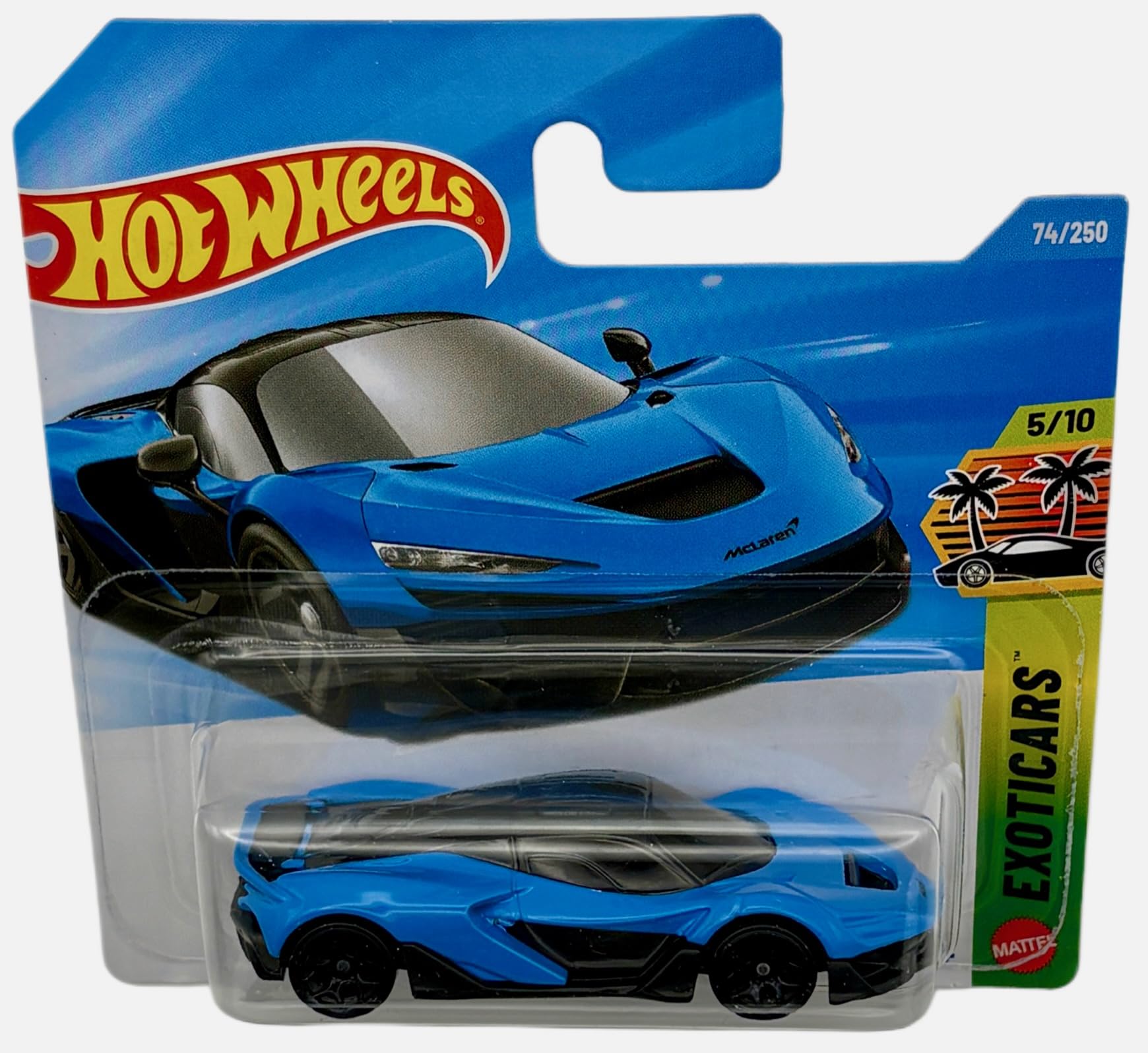 Hot Wheels - McLAREN W1 - JJJ39 - Exoticars 5/10 - Short Card